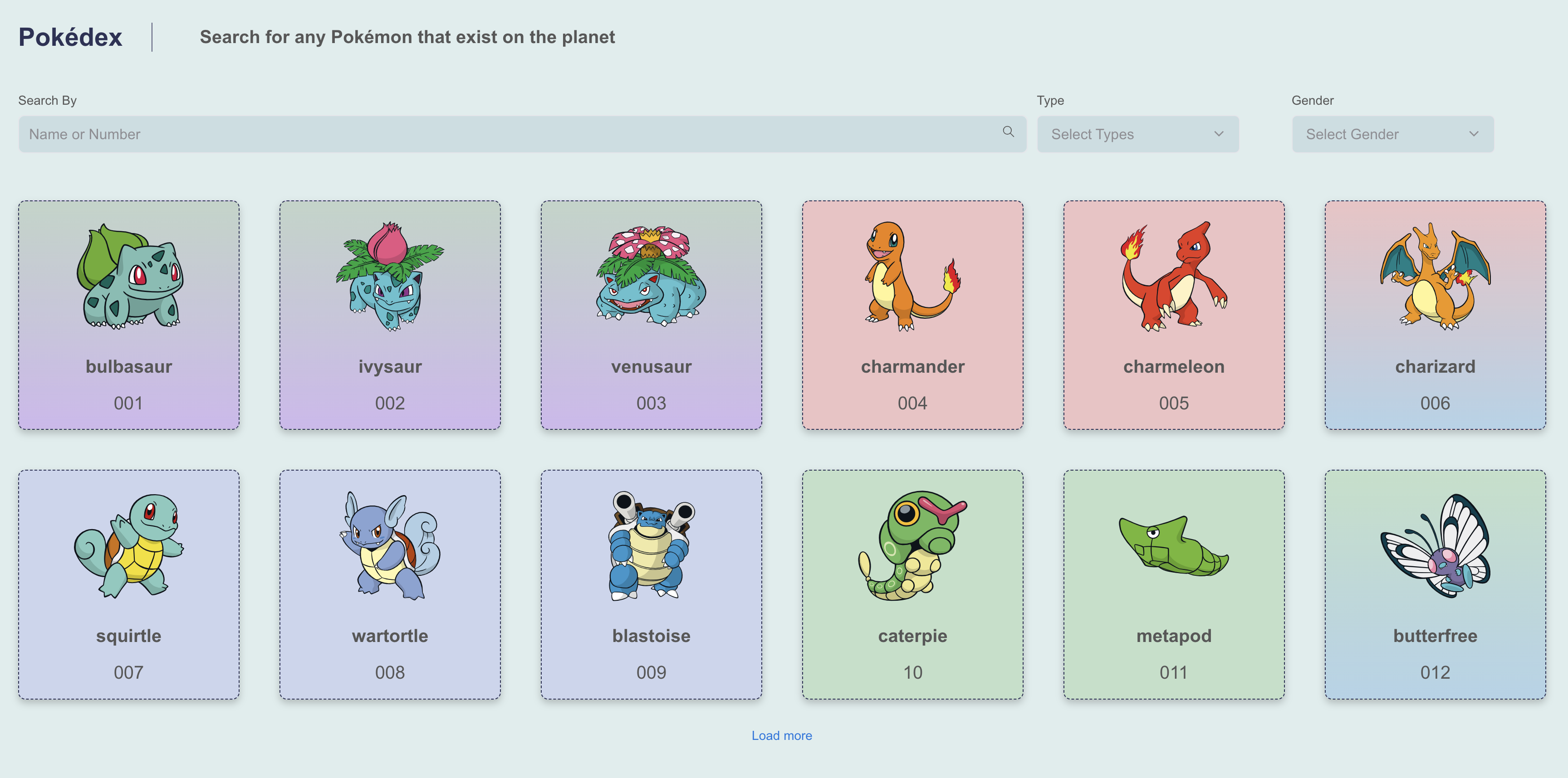 Pokedex Application